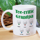 Tee-rrific Golfer Personalized Coffee Mug